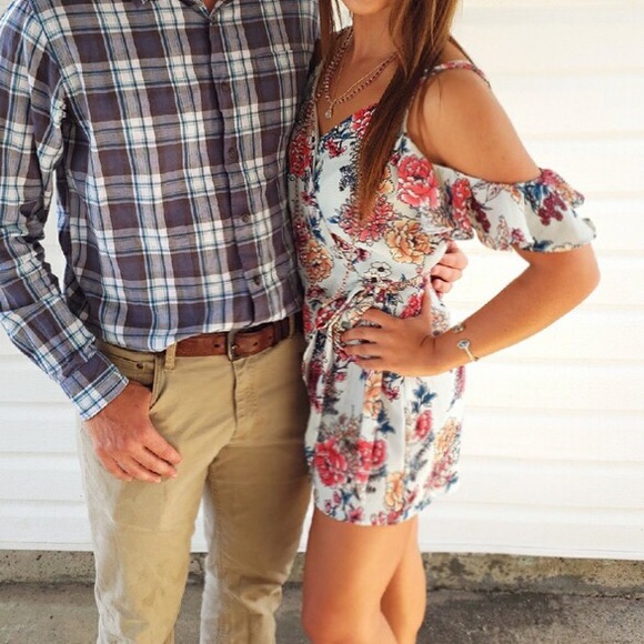 Floral romper size 3 - Picture 2 of 2